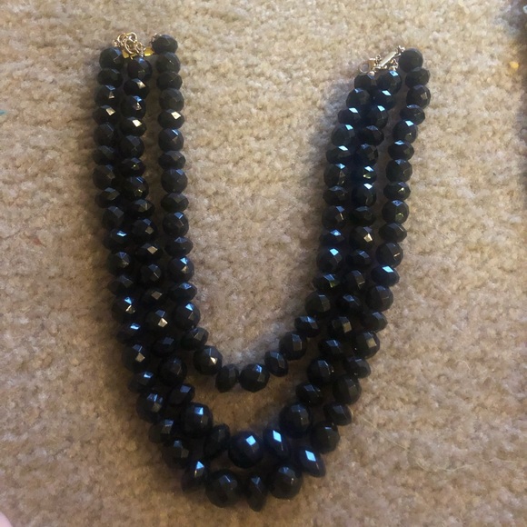 Chunky Black Necklace—BaubleBar - Picture 3 of 3